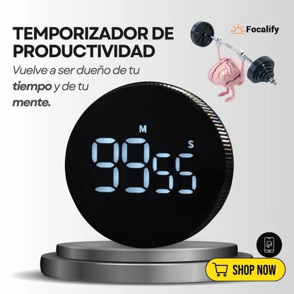 Temporizador Digital de Productividad Antidistracciones